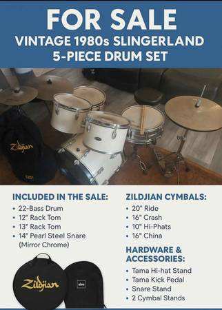 Vintage Slingerland Drum set 1