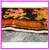 4ft 2in X 7ft 6in 20th Century Black Garden Print Area Rug 10 thumbnail