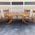 Claw Foot Oak Table and Chairs 1 thumbnail
