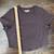 Madewell Brown 100% cotton crop tshirt w/ curved detail-Medium-NWOT 6 thumbnail