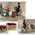 (Vintage) Lemax Dickensvale Porcelain Figurines - Holiday Sleighs and 2 thumbnail