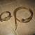 35" Gold Mesh Serpent/Snake Necklace + Gold Mesh Bracelet - Unmarked 1 thumbnail