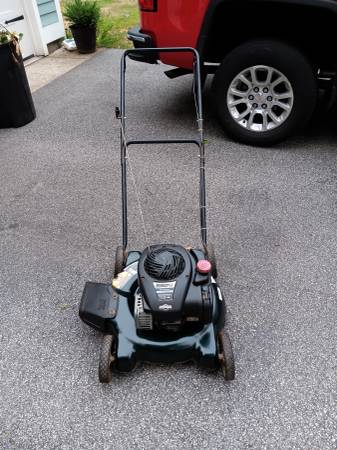 Side discharge lawnmower 1