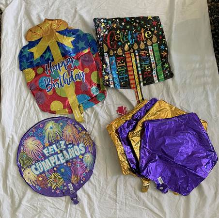 Mylar balloons - 8 total 1