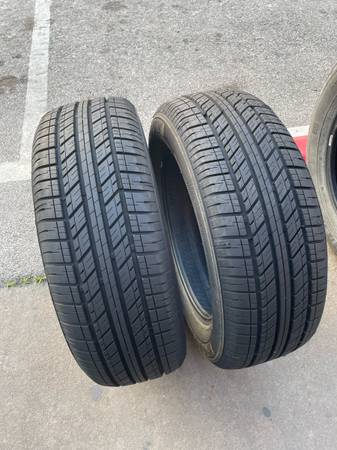 2 USED 2356018 Pathfinder All season tires for $180 installed and balance. 90% t 1