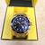 Invicta 0073 Blue Faced Gold Toned Chronograph Watch in Box 2 thumbnail
