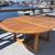 Outdoor Teak Patio Table 59 inches round + ext/ 5 chairs available too 1 thumbnail