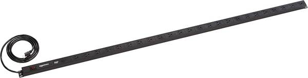 Amazon Basics Heavy Duty Metal Surge Protector Power Strip with Mount 1