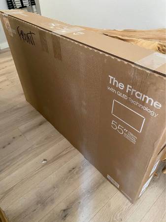 New 55" Samsung Frame TV 1