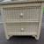 Tables: End Table: Wicker White End Table with Two Drawer s 1 thumbnail