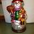 16.5" THOMAS PACCONI HAND BLOWN GLASS TABLETOP SNOWMAN "LET IT SNOW" 1 thumbnail