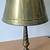 Arts and Crafts movement, Antique Brass and Copper Lamp w Brass Shade 9 thumbnail