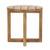 PAIR OF OUTDOOR WOOD SIDE TABLES ROUND -ALLNEW 4 thumbnail
