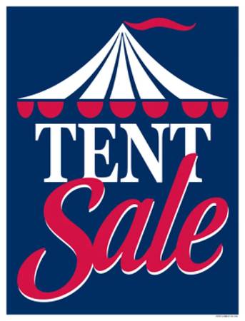 MASSIVE TENT SALE!!! 1