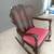 ANTIQUE DIVIDED PRESSED CANE BACK ROCKING CHAIR 2 thumbnail