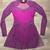 Custom Made Dance Ice Skating Costume, Adult Medium, Purple Leotard 1 thumbnail