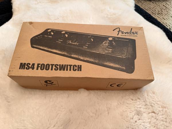 2010s Fender MS4 Mustang 4-Button Footswitch (008-0996-000) New! 1
