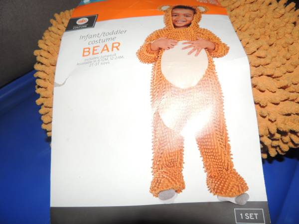 BABY TODDLER CHILD BROWN BEAR HALLOWEEN COSTUME SIZE 6-12M  NEW 1
