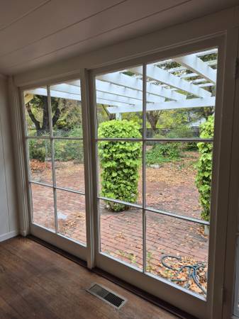FLAHS SALE (4) 48x80” Huge single glazed wood windows. 1