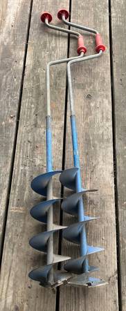 (2) Ice Fishing augers 1