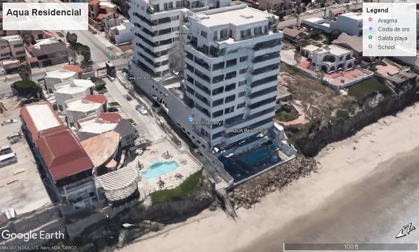 Large beachfront condo 25 mins to border/Depa grande a minutos a linea 1