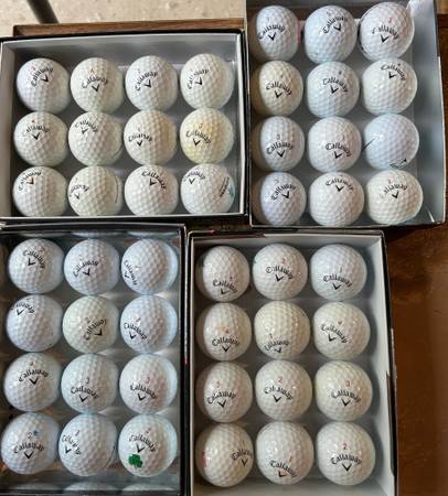 4 dozen Callaway Chrome golf balls....CHEAP 1