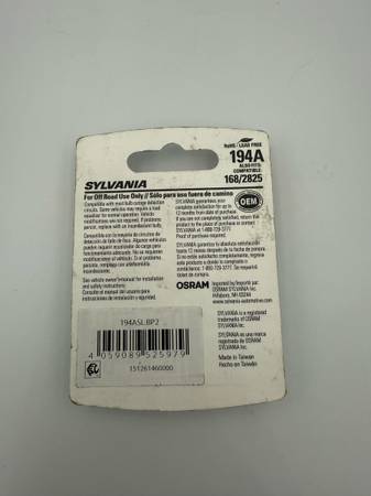 Bombillas LED ámbar Sylvania 194A T10 - $15 (Ferndale)63435811785473121