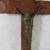 Crucifix Vintage Hand Carved Oak Wood & Solid Brass Jesus 19" Tall 2 thumbnail