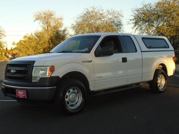 2013 FORD F150 EXTRA CAB 4WD WORK TRUCK WITH UTILITY SHELL 1