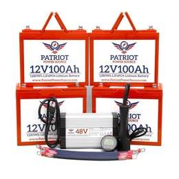 Golf Cart charger 36 or 48 volt & Lithium Battery Sets 1
