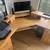 Beautiful solid wood corner desk! 3 thumbnail