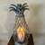 Like New  Tropical Pineapple Lantern With Color Changing LED Candle 5 thumbnail