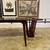 Mid Century Modern Designer Walnut Coffee Table with Magazine Rack 8 thumbnail