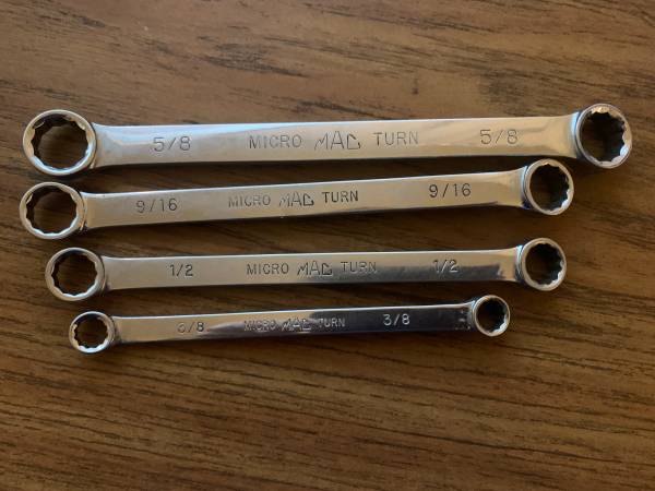 4 pc MAC Dbl box wrench set 1