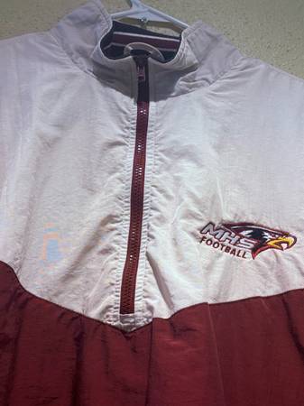 Mission High School Eagles  VINTAGE Zip Windbreaker Size XL 1