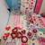 Misc Pink, Red & White Heart / Love Scrapbooking Craft Lot 2 thumbnail