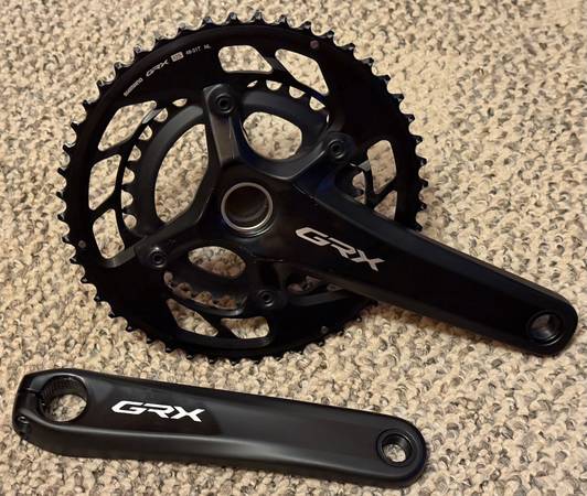 Shimano FC-RX820 GRX 2x crankset, 48x31, 175mm 1