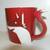 2012 Starbucks Red Fox Tail Coffee Mug New Bone China 8 Oz Cup 2 thumbnail