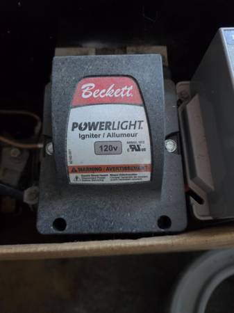 Beckett Power Light 120V electronic oil igniter 1