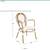 BRAND NEW - SAVAFIEH  OUTDOOR PATIO- set of 2 Bistro Chairs 2 thumbnail