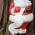 Lighted Blow Mold Santa With List. 43" 1 thumbnail