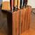 Black Walnut/Cherry Knife Block For Small Spaces 1 thumbnail
