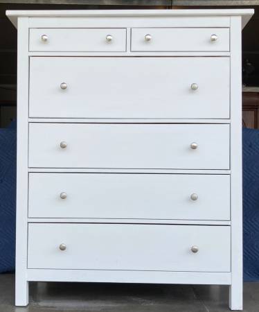 Solid Wood 6 Drawer Highboy Dresser Chest of Drawers 1