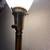 Tall Brass Hand-Painted Torchiere Table Lamp. Excellent Condition. 39” 8 thumbnail
