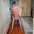 Set of 4 Industrial Copper Bar Stools with Wooden Seats - Beautiful! 5 thumbnail