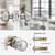 NEW 6 Pack Probrico Passage Door Knobs Brushed Nickel Interior Keyless 7 thumbnail