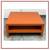Custom Design Orange Leatherette Coffee Table 5 thumbnail