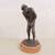 Michael Garman "Knickers" Golfer Putting Bronzetone Sculpture 1987 1 thumbnail