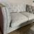 Gray love seat with ottoman storage 5 thumbnail