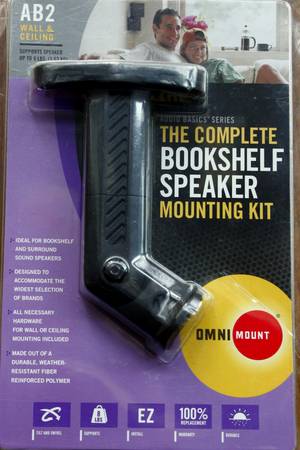 BOOKSHELF SPEAKER MOUNTING KITS (2) - $15 (Bellevue)63438292188033121